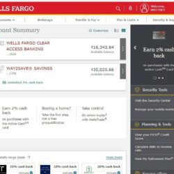 Wells Fargo Bank logs