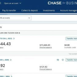 Chase bank log