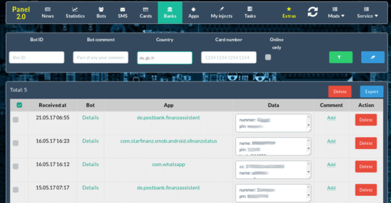 Exobot v2.5 Android bot